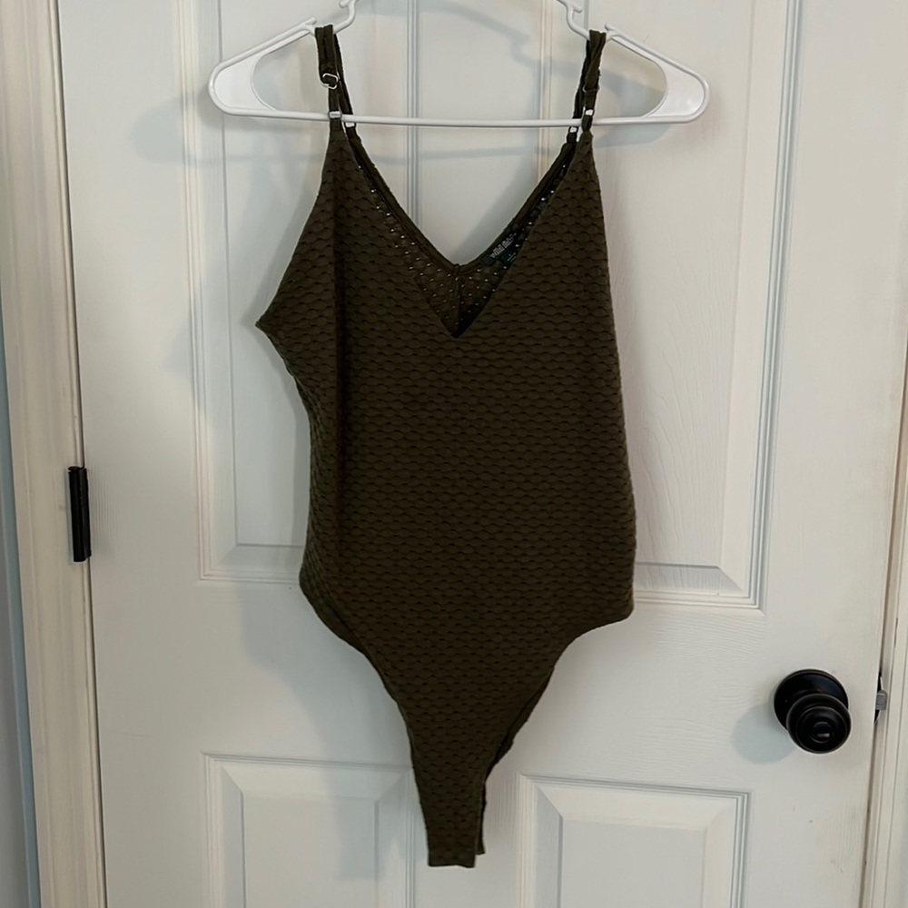 Wild Fable Forest Green Body Suit